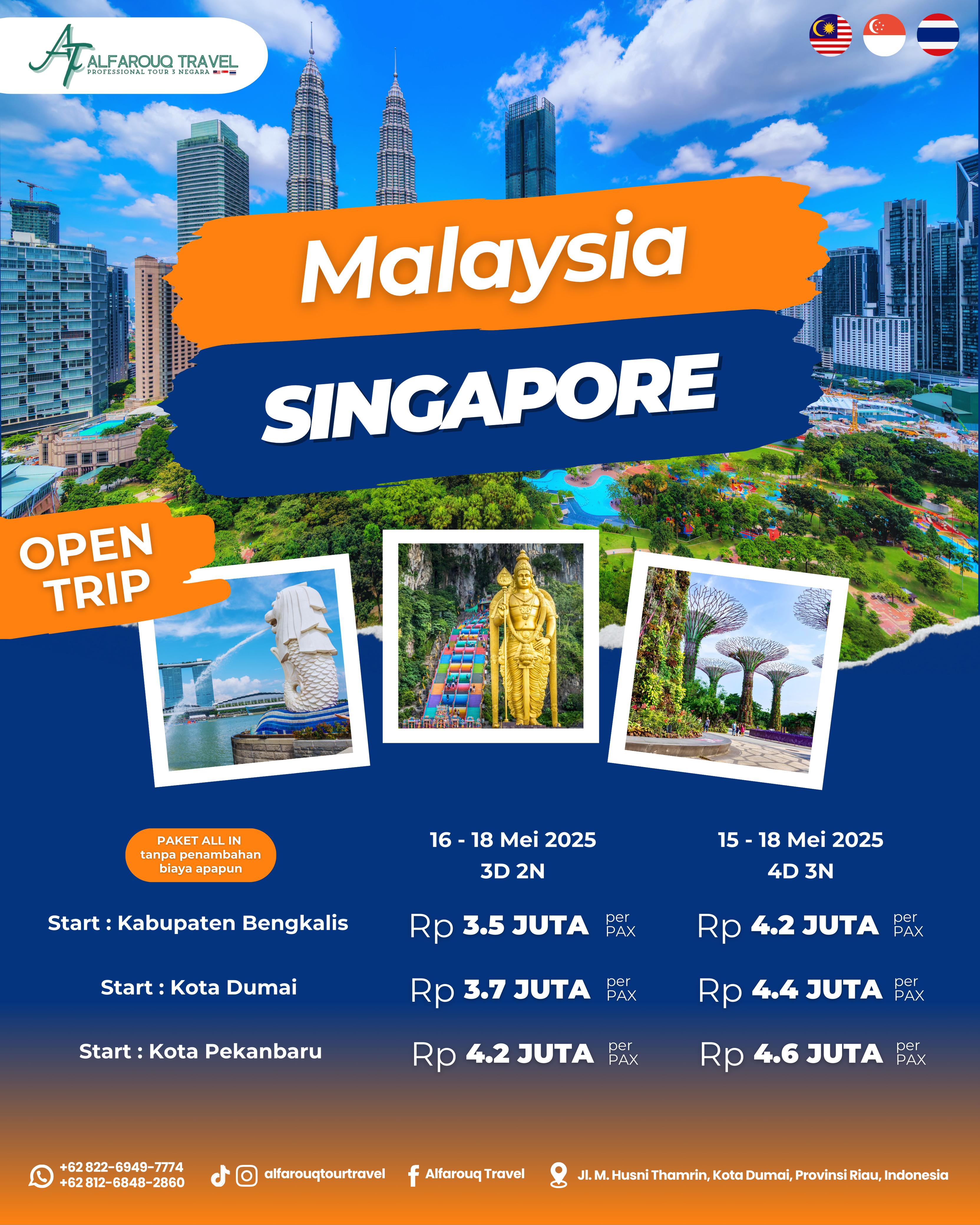 OPEN TRIP MALAYSIA β SINGAPORE